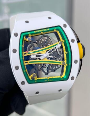 Review Richard Mille Replica RM 61-01 Yohan Blake White Ceramics watch